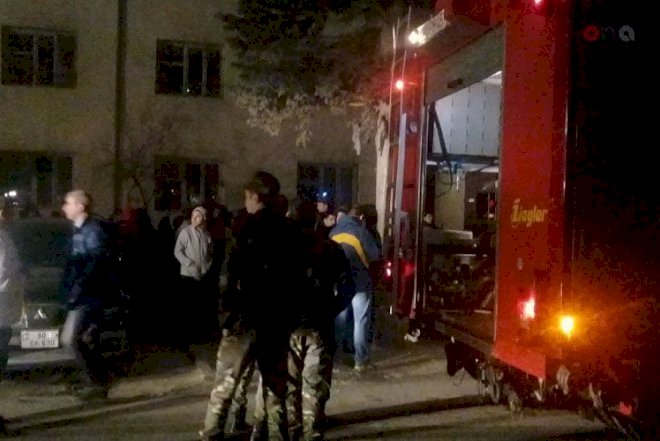    Bakıda ikimərtəbəli ev çökdü   