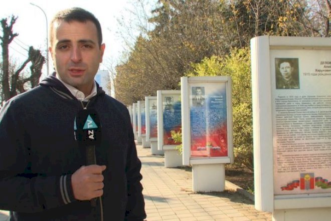   AzTV-nin əməkdaşları ermənilərin hücumuna məruz qaldılar -   Video