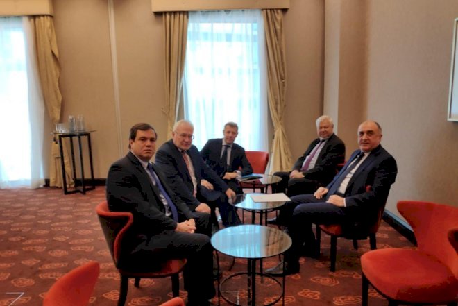    Elmar Məmmədyarovun həmsədrlərlə görüşü başlayıb   