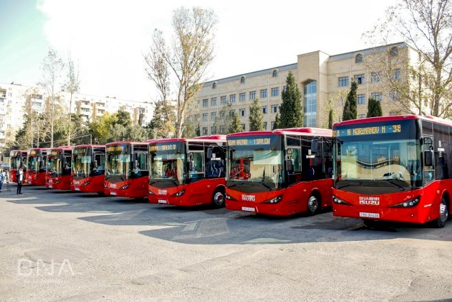    Bu avtobusların hərəkət sxemi dəyişdirilir   
