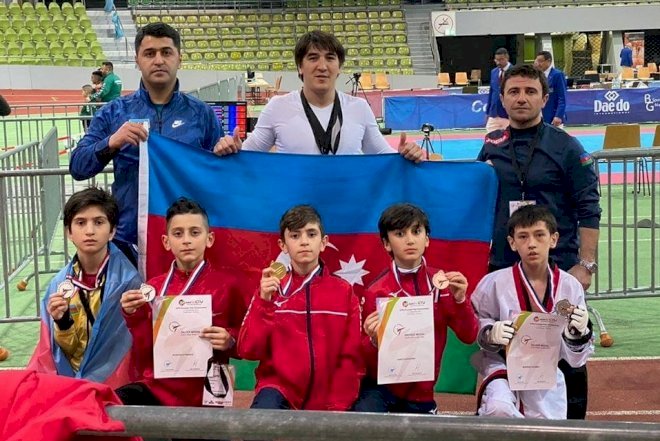    Taekvondoçularımız 5 medal qazandı   