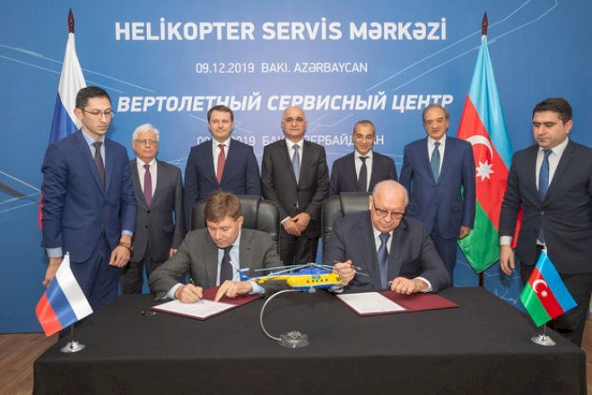    “Vertolyotların əsaslı təmiri və servisi mərkəzi”nin təməli qoyuldu - Foto   