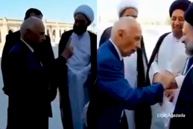    Hacıbala Abutalıbovdan ərəb şeyxlərinə dərs: Şeytanı qovmaq lazım deyil... -   Video 