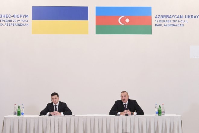    İlham Əliyev və Vladimir Zelenski biznes forumda iştirak etdilər - Yenilənib   