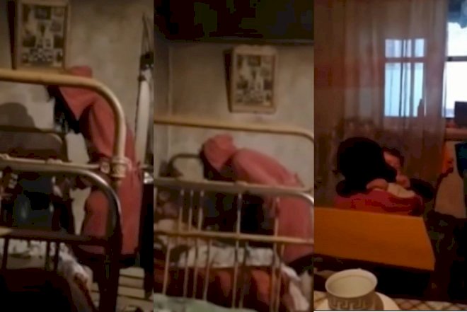    Azərbaycanda ər arvadını gizli videoya çəkdi, görün nələr oldu - Video   