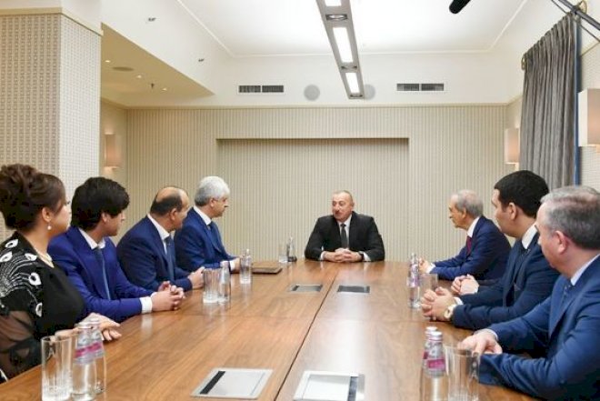    İlham Əliyev diaspor təşkilatlarının rəhbərləri ilə görüşdü - Foto   