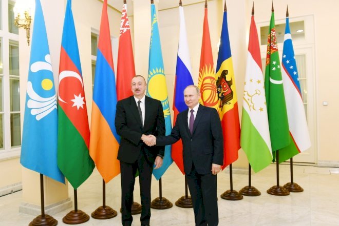   İlham Əliyev Sankt-Peterburqda MDB dövlət başçılarının qeyri-rəsmi görüşündə - Fotolar   