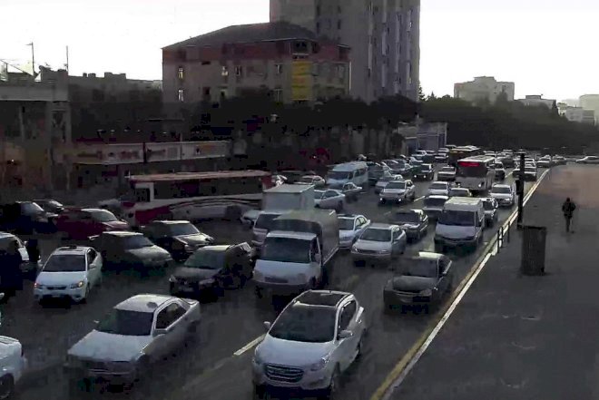    Sürücülərin nəzərinə: Bu ərazidə kameralar yerləşdirildi - Foto   
