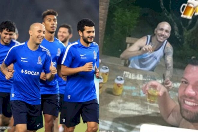    “Qarabağ”dan 700 min istəyən milli futbolçumuzun kef görüntüləri - Badə qaldırdı... - Video   