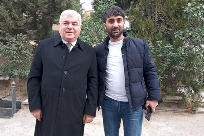    Ziya Məmmədov Aydın Bəşirovun dəfn mərasimində - Fotolar   
