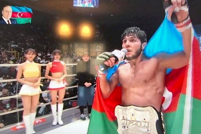    Azərbaycanlı döyüşçü dünya çempionu oldu - Video   