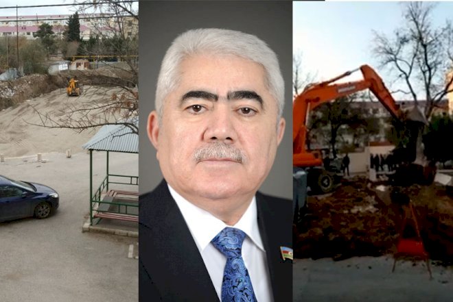    Biznesmen deputatın şirkəti ilə sakinlər arasında qarşıdurma - Video   