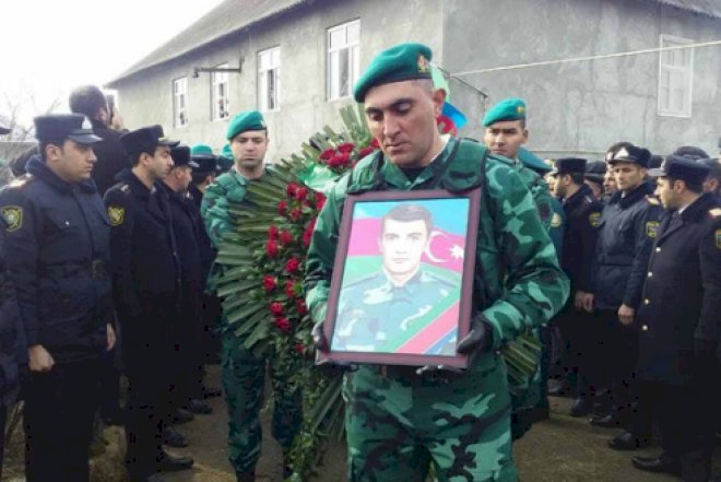    Şəhidimiz dəfn edildi -  Fotolar   