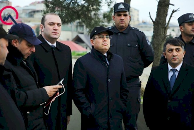    İcra başçısı hadisə yerində - Fotolar   