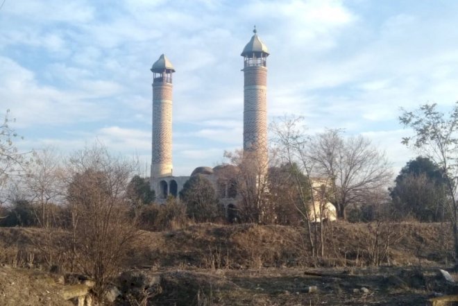    Erməni işğalında olan Ağdam məscidindən ən son -   Fotolar