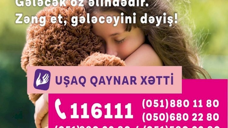    Azercell-in dəstəklədiyi  “Uşaq Qaynar Xətt”inə 5061 müraciət daxil olub   