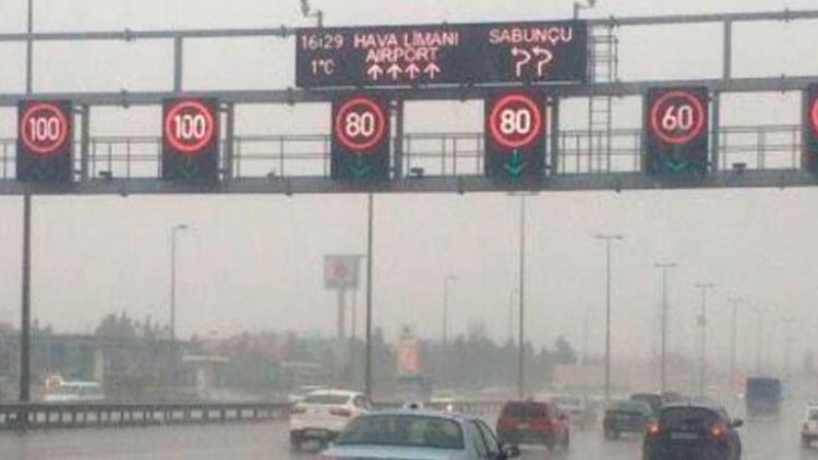    Yollarda sürət azaldıldı – Diqqət!   