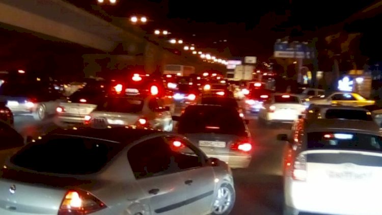    Bakı-Sumqayıt yolunda tanış mənzərə - Fotolar   