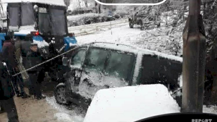    Cəlilabadda “Vito“ su kanalına düşdü - Foto   
