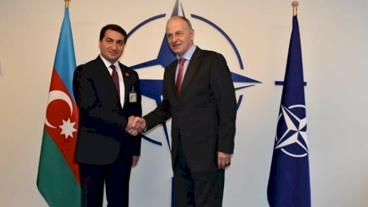    Hikmət Hacıyev NATO Baş katibinin müavini ilə görüşdü   