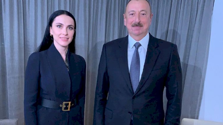    Prezident Davosda “Rossiya 1”ə müsahibə verdi - Foto   
