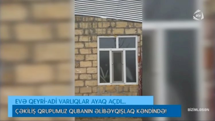    Qubada çəkilmiş ŞOK görüntülər: Qeyri-adi varlıqlar evə ayaq açdı - Video   