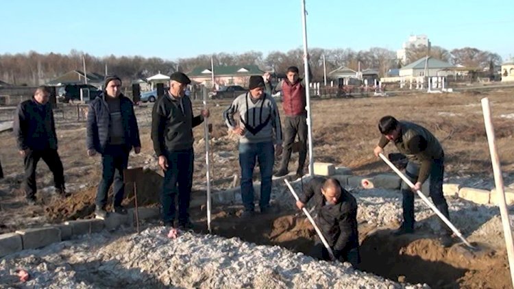    İmişlidə şəhidin nəşi məzardan çıxarıldı - Video   