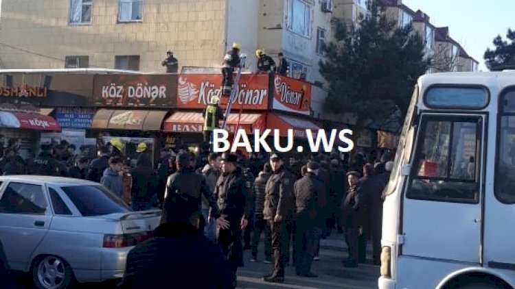    Sumqayıtda yanğın başladı - Video   