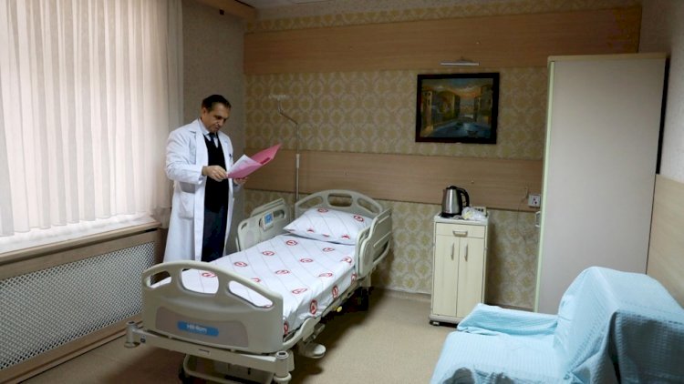    Çindən təxliyə edilən azərbaycanlıların saxlanıldığı xəstəxanadan FOTOLAR   