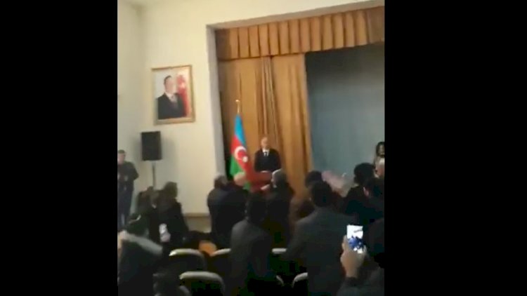    Sahib Alıyevin seçicilərlə görüşündə qalmaqal -   Ara qarışdı - Video