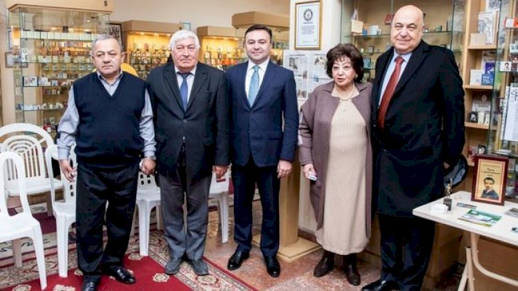    Elnur Allahverdiyev Azərbaycanın tanınmış simaları ilə görüşdü - Foto+Video   