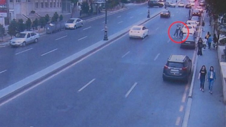    Bakıda yol verməyən sürücünü öldürdülər - Video   