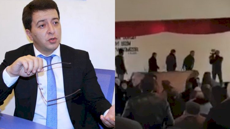    Elşən Musayev görüşü yarımçıq qoyub qaçdı, seçicilər fitə basdı - Video   