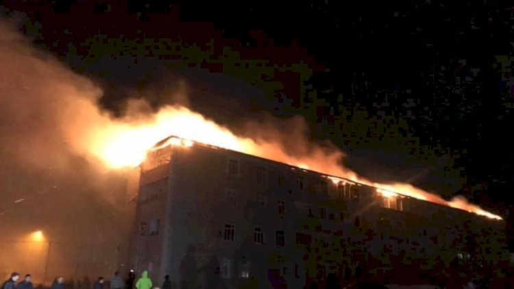    Neftçalada yaşayış binasındakı yanğın söndürüldü - Yenilənib+Video   