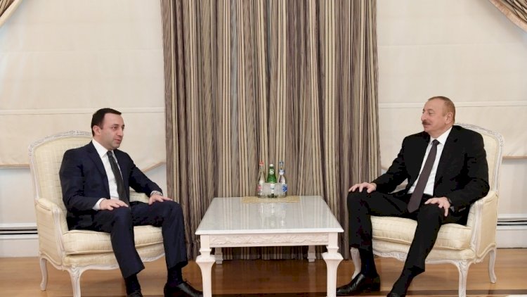    İlham Əliyev Gürcüstanın Müdafiə nazirini qəbul etdi   