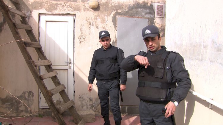   Oğru hadisə yerindən qaçmaq istədi - Mühafizə polisləri havaya atəş açdılar   