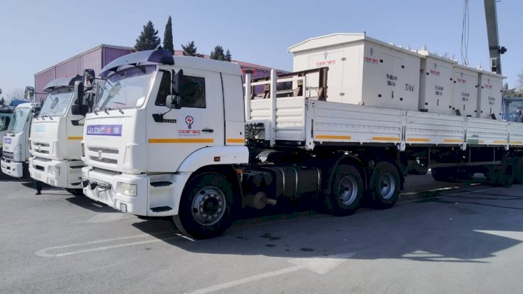    Cəbhəyanı ərazilərdə elektrik enerjisi və təbii qaz təchizatı yaxşılaşdırılır - Foto   
