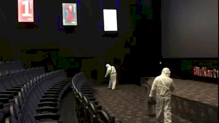    “CinemaPlus”da dezinfeksiya işləri aparılıb - Video   