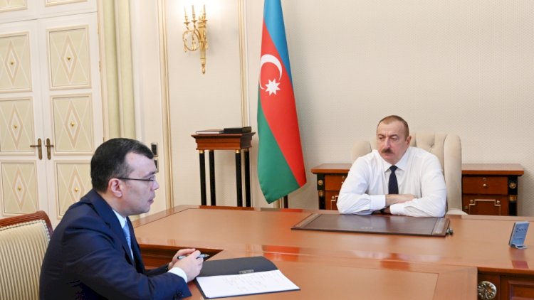    Prezident naziri qəbul etdi   