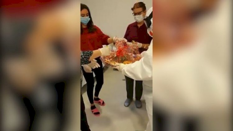    Azərbaycanda karantində olan şəxslərə bayram sovqatı paylandı - Video   