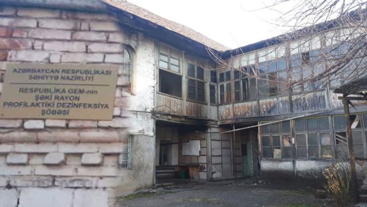    Şəkinin Dezinfeksiya mərkəzindən biabırçı görüntülər - Fotolar   