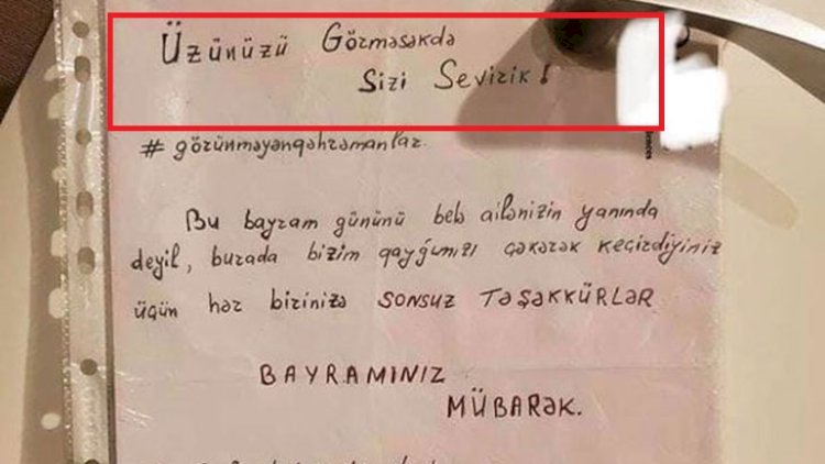    Üzünüzü görməsək də sizi sevirik! - Fotolar   