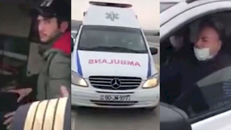    Təcili yardım maşını ilə sərnişin daşıyan şəxs işdən çıxarıldı - Rəsmi   