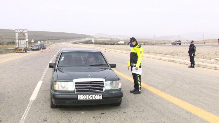    6164 avtomobilin Bakıya və Sumqayıta daxil olmasının qarşısı alındı - Fotolar   