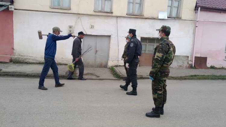    Qubada karantin rejimini pozanlar cərimələndi - Foto   