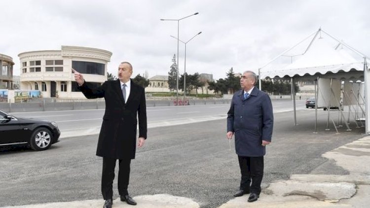    Prezident Bakı-Sumqayıt yolundakı vəziyyətlə maraqlandı - Fotolar   