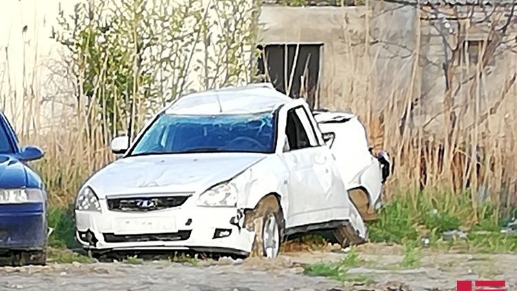    Sumqayıtda yol polisi qəza törətdi - Fotolar   