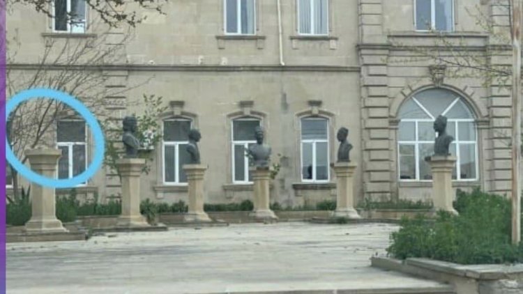    Bakıda məktəbdən büst oğurlandı   
