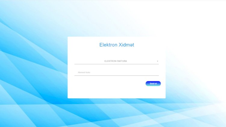    “Elektron faktura” adlı yeni elektron xidmət istifadəyə verildi   