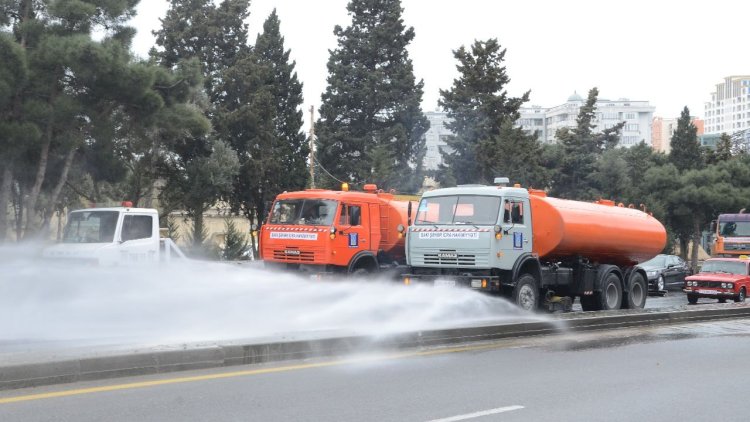    Bu gün küçəyə çıxmayın! – Şəhər dezinfeksiya olunur   